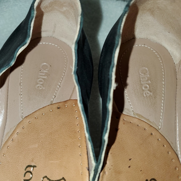 Chloé Italian Leather Ballet Flats – Black, EU 38 / US 8 - Picture 10 of 13